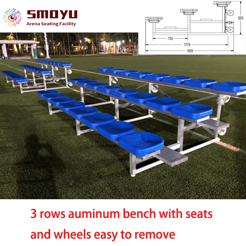 stadium bench