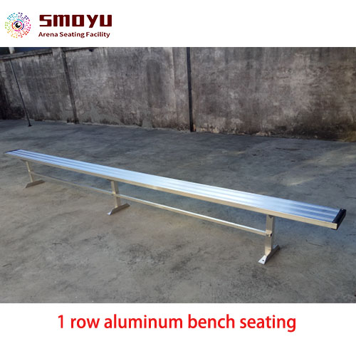 1 row aluminum bench seating