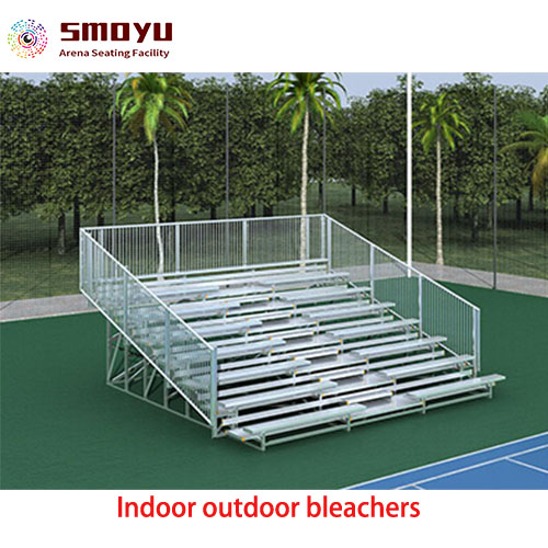 Indoor outdoor bleachers stadium seat aluminum frame work structure.