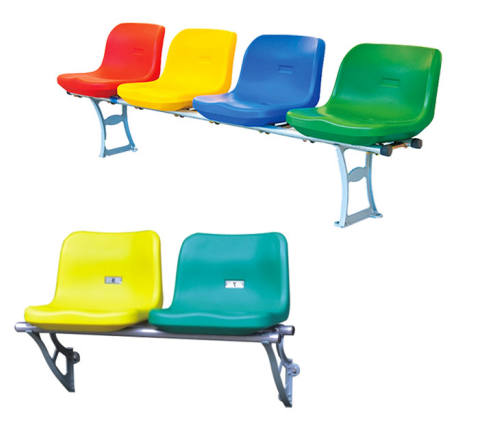 Riser Mounted <a href=ZK05 HDPE Arena Stadium Chair With Low Backrest (arena-seating.com) target='_blank'>stadium chair</a>