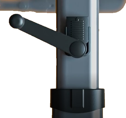 Student table manual height adjust
