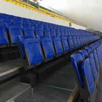 Blow molded HDPE stadium chairs foldable Retractable Bleacher Seating Telescopic grandstands Seating for Gym Blow molded HDPE stadium chairs foldable Retractable Bleacher Seating Telescopic grandstands Seating for Gym