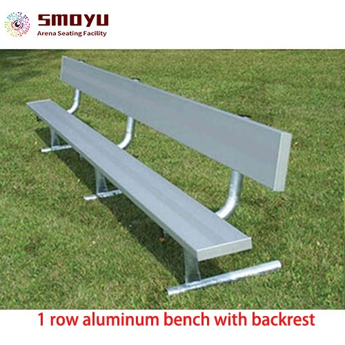 1 row Aluminum Bench For 3-15 Seats