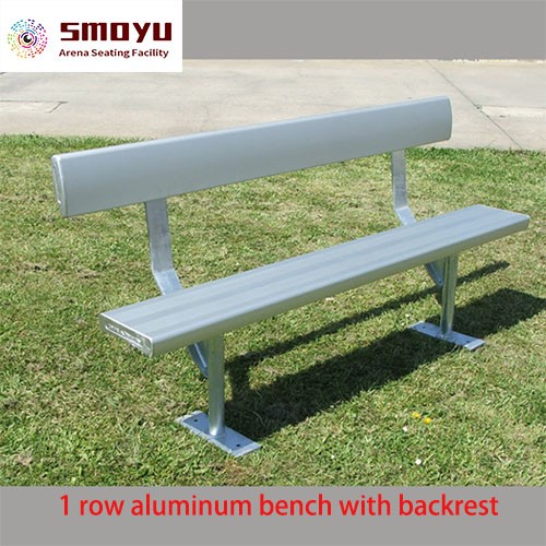 1 row Aluminum Bench For 3-15 Seats