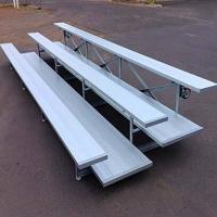 3 rows Aluminium bleachers grandstands Bench in stadium