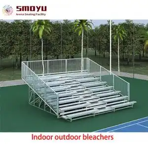 6-10 rows stair indoor outdoor support frame stucture Aluminum bleacher  6-10 rows stair indoor outdoor support frame stucture Aluminum bleacher