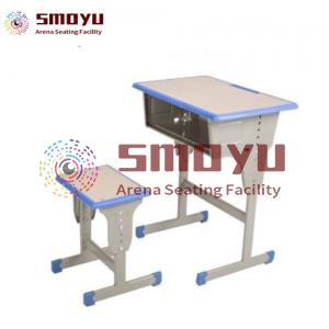 Adjustable School Furniture Plastic Seat Desk Student Study Lifting Computer Table Chair Set