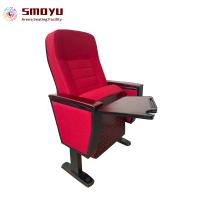 AC8021 Audience Wooden Chair For Auditorium With Book Racks