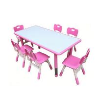 Childs Table And Chairs With Metal Adjustable Leg