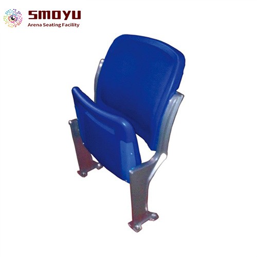 FB014-Stair side fixed install Foldable stadium seating with die-casting aluminum support