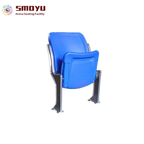 FB014-Stair side fixed install Foldable stadium seating with die-casting aluminum support