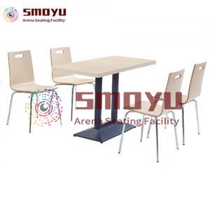 Plywood dinning room restaurand tables and chair sets