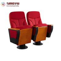 JCM02 Wooden Frame Single Leg with Ventilation Function Movie Theater Chairs for Sale Music Concert Church
